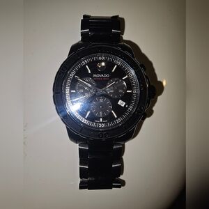Black Movado 800 Series Watch